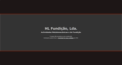 Desktop Screenshot of hlfundicao.com