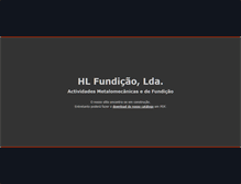 Tablet Screenshot of hlfundicao.com